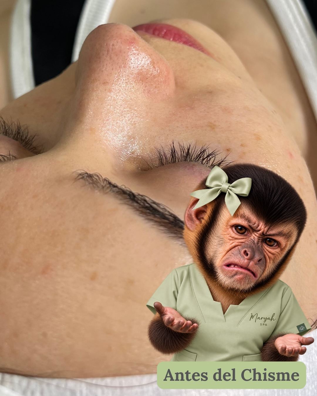 Antes del chisme: piel antes del facial